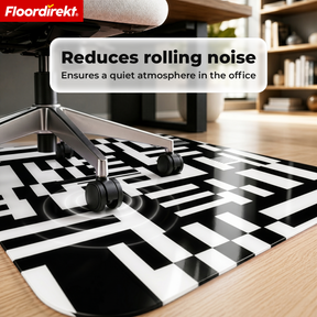 Design Floor Protection Mat | Durable Office Chair Mat Made of Special PVC for Office & Home Office | 80 x 118 cm