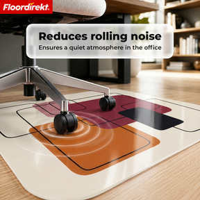 Design Floor Protection Mat | Durable Office Chair Mat Made of Special PVC for Office & Home Office | 80 x 118 cm