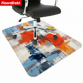 Design Floor Protection Mat | Durable Office Chair Mat Made of Special PVC for Office & Home Office | 80 x 118 cm