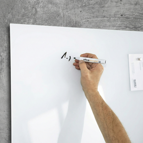 Glass Board | Pearlwhite  | Safety Glass Memo Board | Frameless | For Home and Office Use