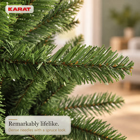 Artificial Christmas Tree | Evergreen | Dense Fir Look with Metal Stand | 150–240 cm