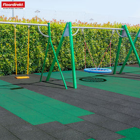 Fall protection mat | Play Protect | Non-slip, robust rubber floor protection | Various thicknesses and colours | 50 x 50 cm