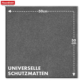 Fall protection mat | Play Protect | Non-slip, robust rubber floor protection | Various thicknesses and colours | 50 x 50 cm