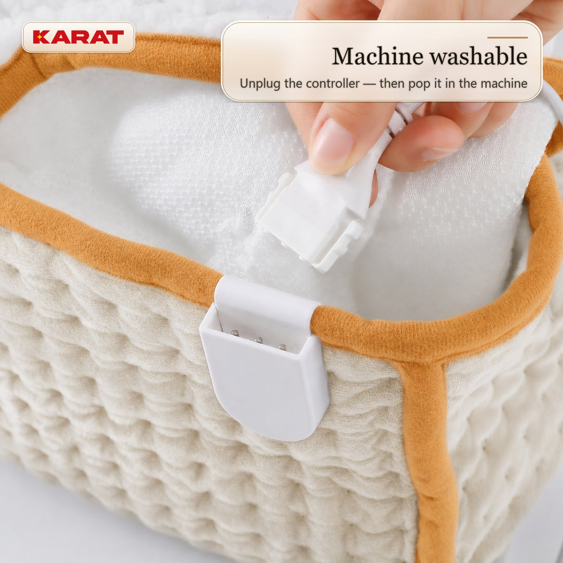 Electric Foot Warmer | Fjord | 6 Heat Settings up to 55 °C, Timer & Sherpa Lining | 4 Colours