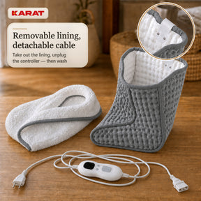 Electric Foot Warmer | Fjord | 6 Heat Settings up to 55 °C, Timer & Sherpa Lining | 4 Colours