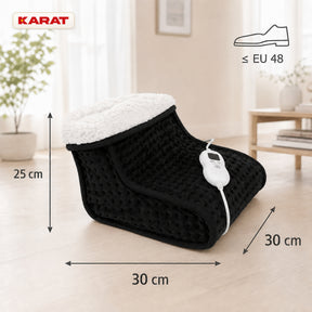 Electric Foot Warmer | Fjord | 6 Heat Settings up to 55 °C, Timer & Sherpa Lining | 4 Colours