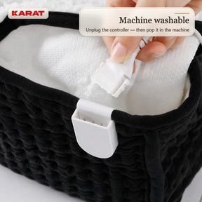 Electric Foot Warmer | Fjord | 6 Heat Settings up to 55 °C, Timer & Sherpa Lining | 4 Colours