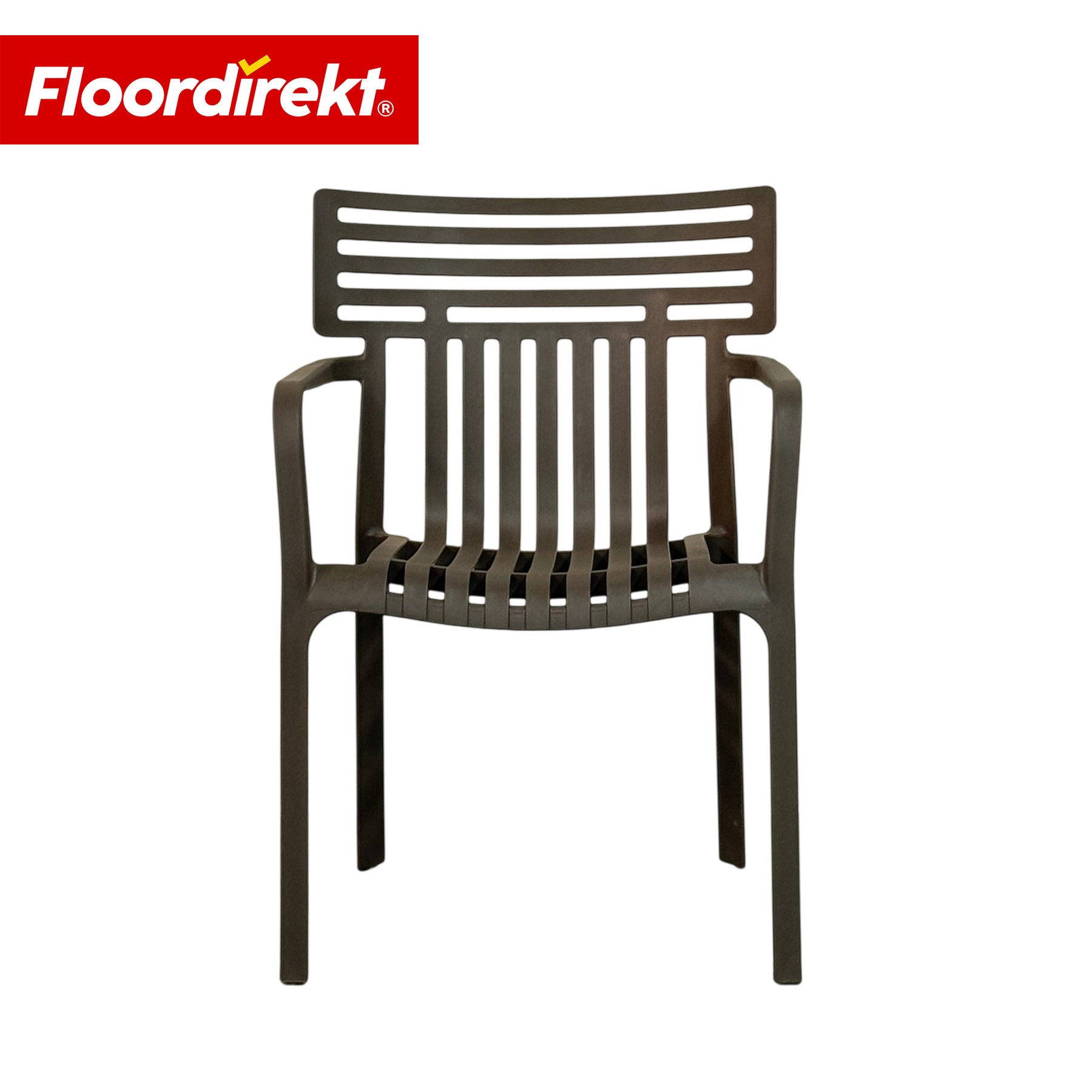 Garden Chair | Sitwell | Stackable Design Chair, Weatherproof & UV Resistant for Garden, Balcony & Patio