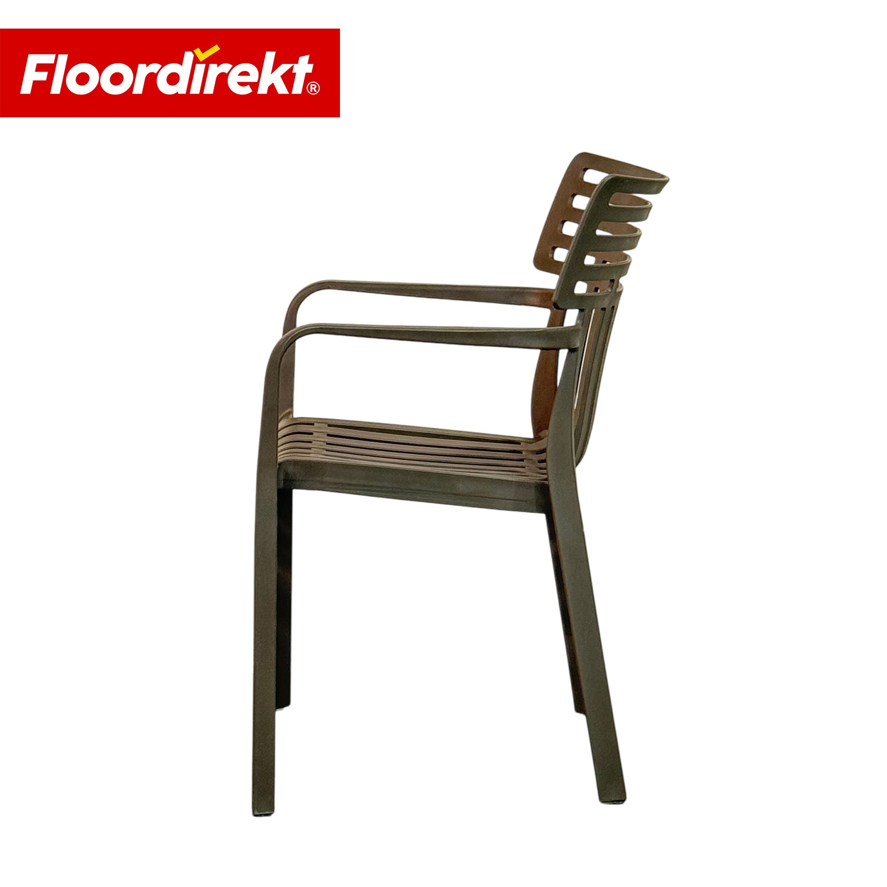 Garden Chair | Sitwell | Stackable Design Chair, Weatherproof & UV Resistant for Garden, Balcony & Patio
