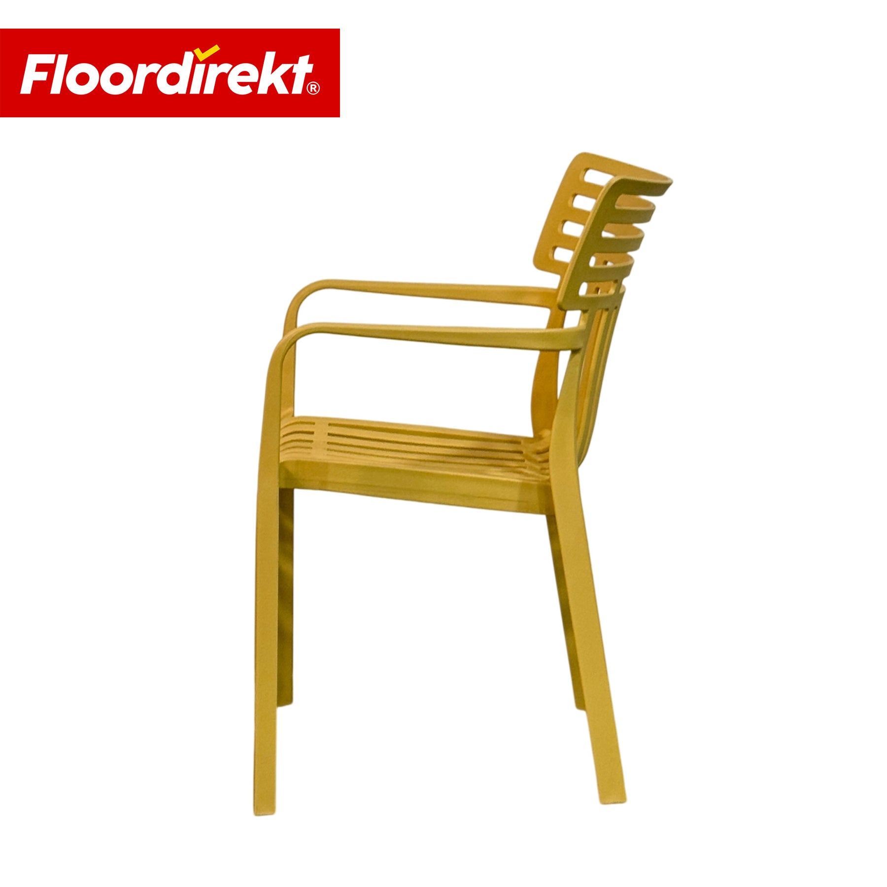 Garden Chair | Sitwell | Stackable Design Chair, Weatherproof & UV Resistant for Garden, Balcony & Patio