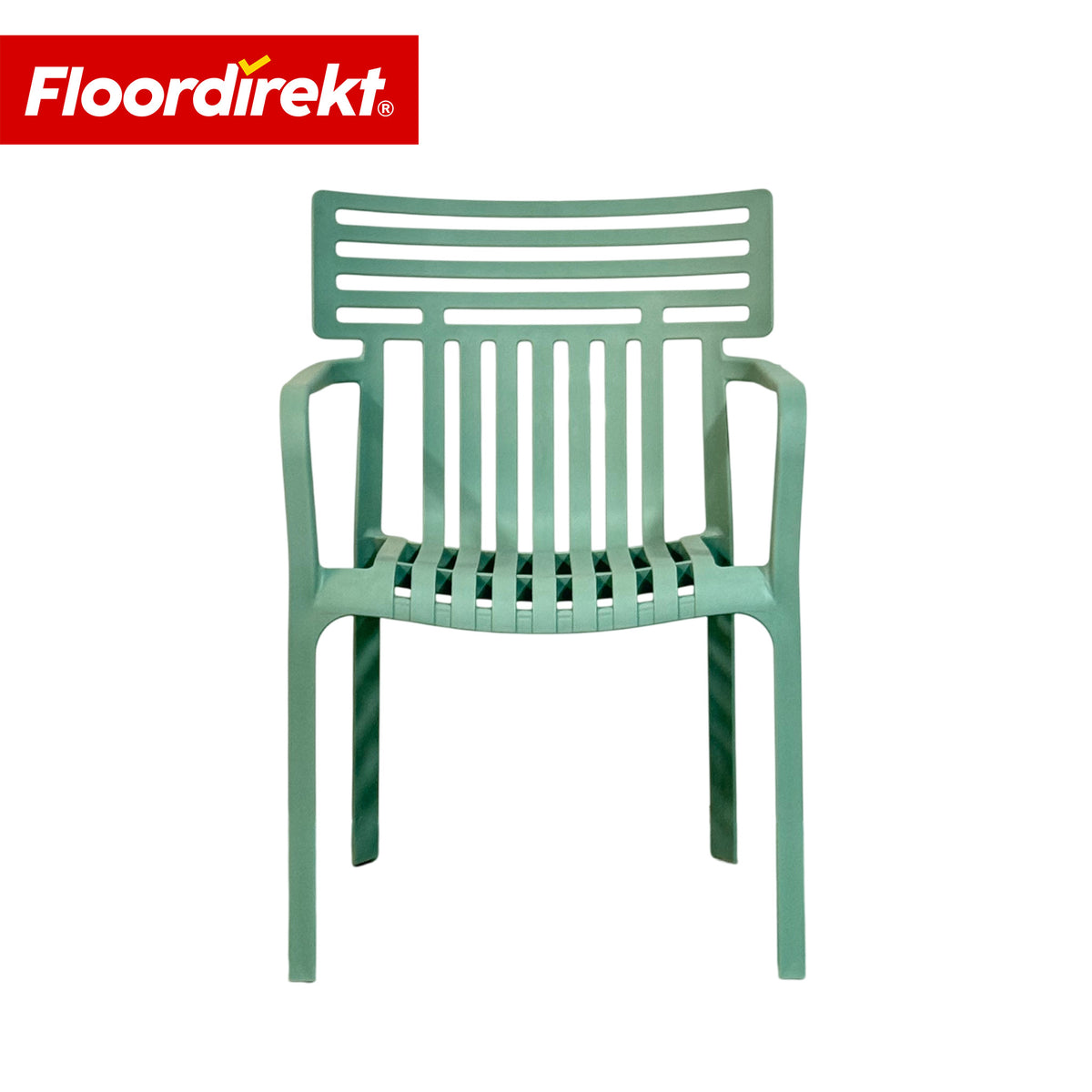Garden Chair | Sitwell | Stackable Design Chair, Weatherproof & UV Resistant for Garden, Balcony & Patio