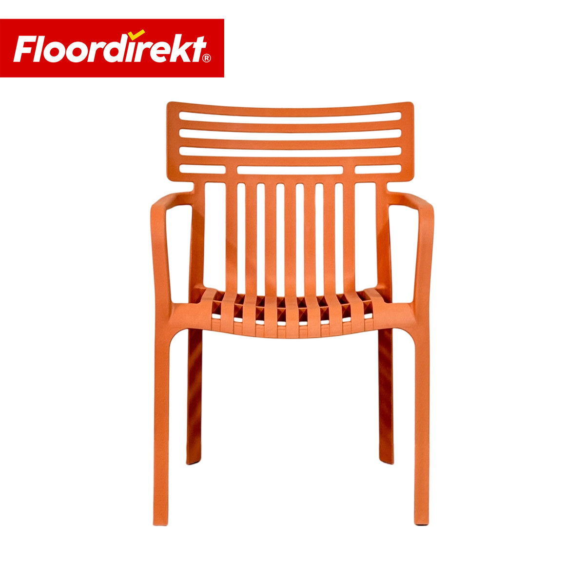 Garden Chair | Sitwell | Stackable Design Chair, Weatherproof & UV Resistant for Garden, Balcony & Patio