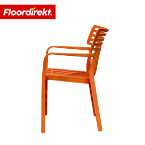 Garden Chair | Sitwell | Stackable Design Chair, Weatherproof & UV Resistant for Garden, Balcony & Patio