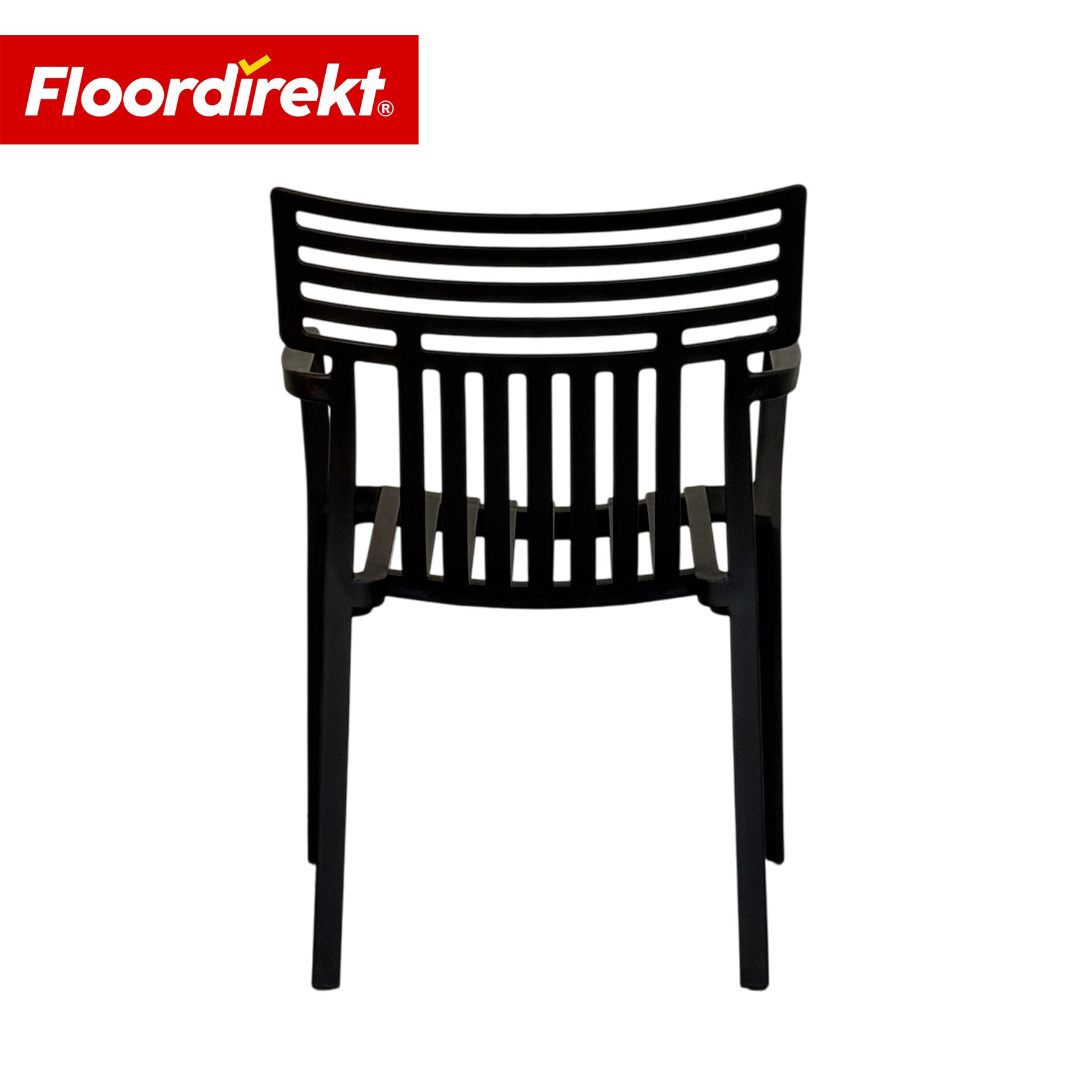 Garden Chair | Sitwell | Stackable Design Chair, Weatherproof & UV Resistant for Garden, Balcony & Patio