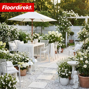 Garden Chair | Sitwell | Stackable Design Chair, Weatherproof & UV Resistant for Garden, Balcony & Patio