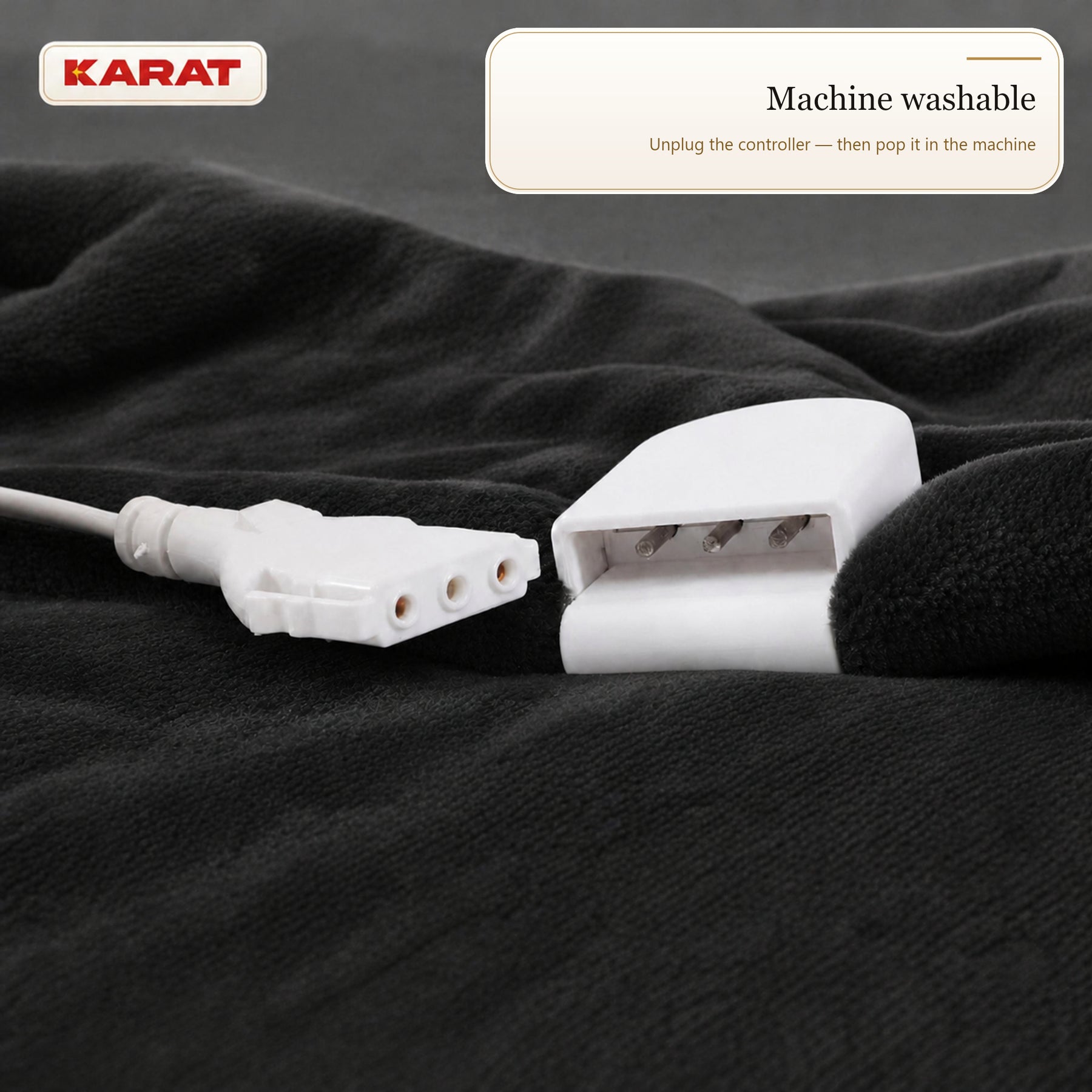 Electric Heated Blanket | Borea | 6 Heat Settings up to 55 °C, LCD Controller & Timer | 3 Sizes & 7 Colours