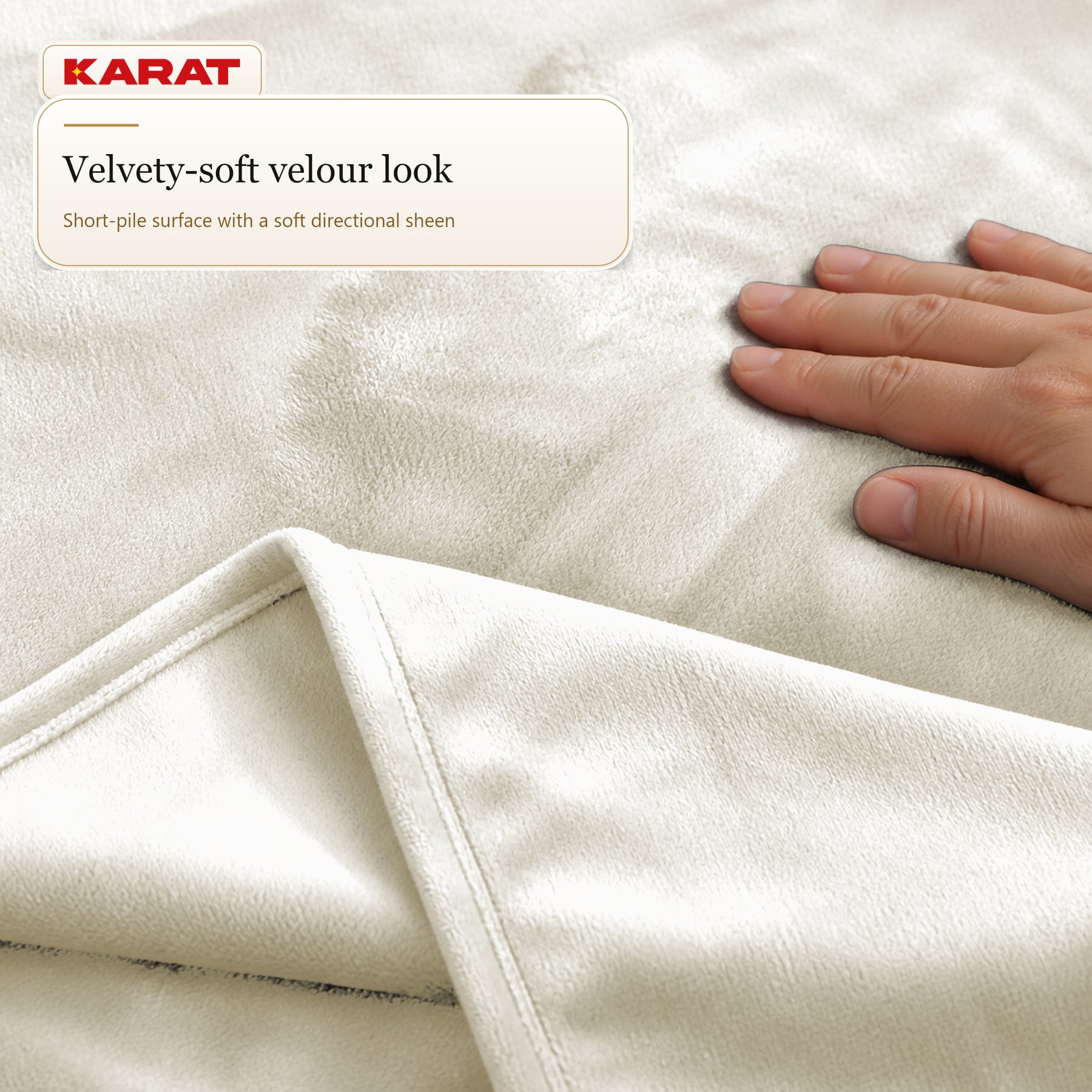 Electric Heated Blanket | Borea | 6 Heat Settings up to 55 °C, LCD Controller & Timer | 3 Sizes & 7 Colours