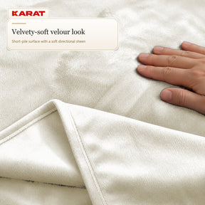 Electric Heated Blanket | Borea | 6 Heat Settings up to 55 °C, LCD Controller & Timer | 3 Sizes & 7 Colours