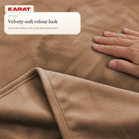 Electric Heated Blanket | Borea | 6 Heat Settings up to 55 °C, LCD Controller & Timer | 3 Sizes & 7 Colours