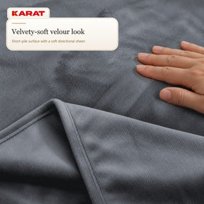 Electric Heated Blanket | Borea | 6 Heat Settings up to 55 °C, LCD Controller & Timer | 3 Sizes & 7 Colours