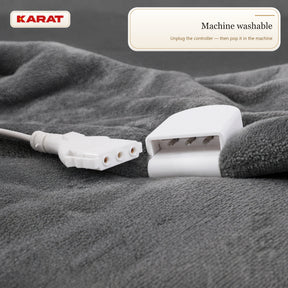 Electric Heated Blanket | Borea | 6 Heat Settings up to 55 °C, LCD Controller & Timer | 3 Sizes & 7 Colours