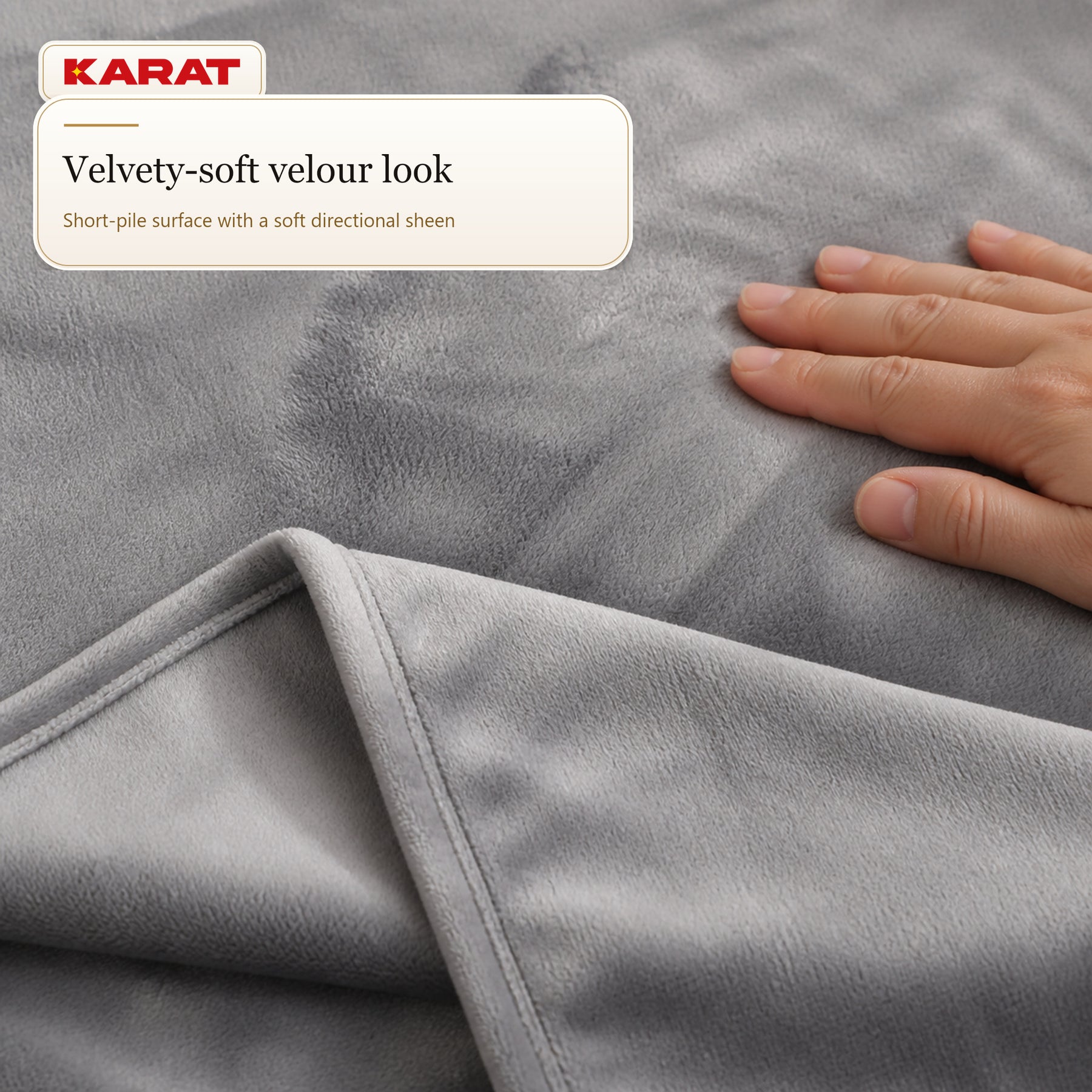 Electric Heated Blanket | Borea | 6 Heat Settings up to 55 °C, LCD Controller & Timer | 3 Sizes & 7 Colours