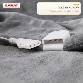 Electric Heated Blanket | Borea | 6 Heat Settings up to 55 °C, LCD Controller & Timer | 3 Sizes & 7 Colours