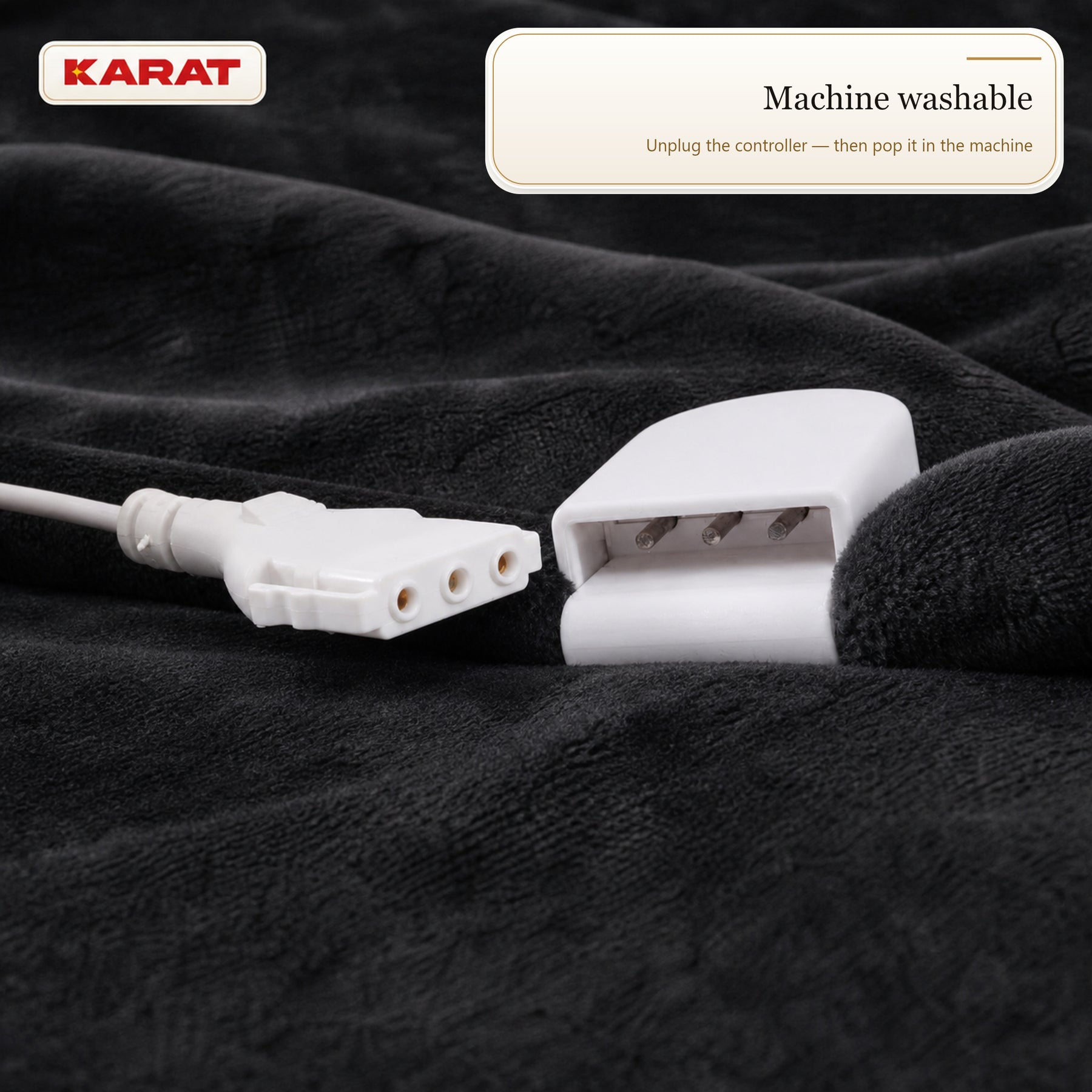 Electric Heated Blanket | Borea | 6 Heat Settings up to 55 °C, LCD Controller & Timer | 3 Sizes & 7 Colours