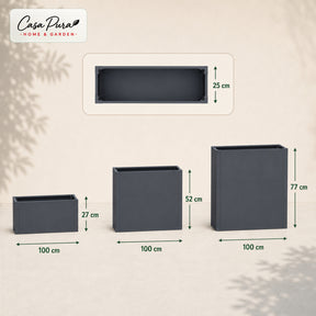 T3_Anthracite - 100 × 25 × 77 cm