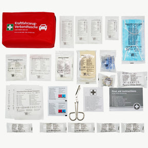 Car First Aid Kit DIN 13164:2022 | First Aid Set for Passenger Cars | Vehicle First Aid Kit for Mandatory Vehicle Equipment