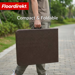 Folding Table | Miyako | Weatherproof Garden Table 183×75 cm | Foldable with Carry Handle for Garden, Patio & Events