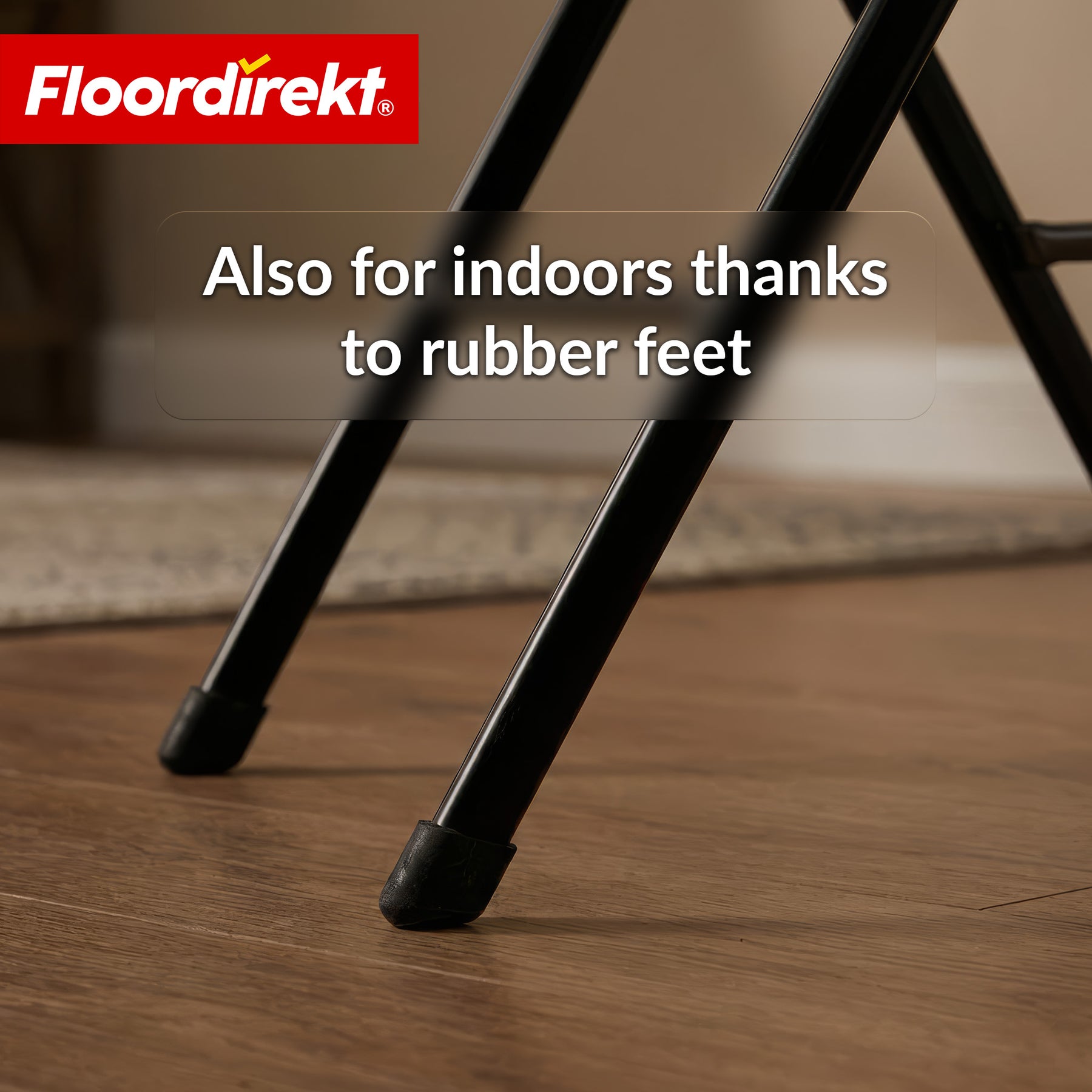 Folding Table | Toyama | Round folding garden table in rattan look, black | Ø 60 cm