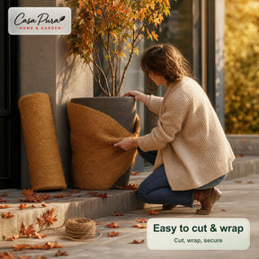 Coconut Coir Mat Cut to Size | 100% Natural Coir | Winter & Plant Protection | 100 cm Wide