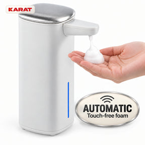 Automatic Foam Soap Dispenser | Liora | Touchless Sensor Dispenser with USB-C Rechargeable Battery & Stainless Steel | 250 ml