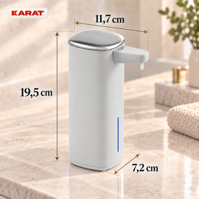 Automatic Foam Soap Dispenser | Liora | Touchless Sensor Dispenser with USB-C Rechargeable Battery & Stainless Steel | 250 ml