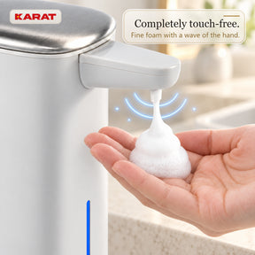 Automatic Foam Soap Dispenser | Liora | Touchless Sensor Dispenser with USB-C Rechargeable Battery & Stainless Steel | 250 ml