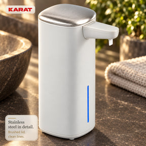 Automatic Foam Soap Dispenser | Liora | Touchless Sensor Dispenser with USB-C Rechargeable Battery & Stainless Steel | 250 ml