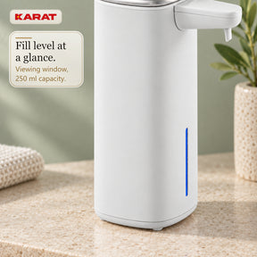 Automatic Foam Soap Dispenser | Liora | Touchless Sensor Dispenser with USB-C Rechargeable Battery & Stainless Steel | 250 ml