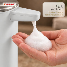 Automatic Foam Soap Dispenser | Liora | Touchless Sensor Dispenser with USB-C Rechargeable Battery & Stainless Steel | 250 ml