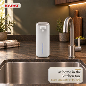 Automatic Foam Soap Dispenser | Liora | Touchless Sensor Dispenser with USB-C Rechargeable Battery & Stainless Steel | 250 ml