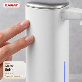 Automatic Foam Soap Dispenser | Liora | Touchless Sensor Dispenser with USB-C Rechargeable Battery & Stainless Steel | 250 ml