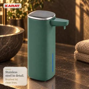 Automatic Foam Soap Dispenser | Liora | Touchless Sensor Dispenser with USB-C Rechargeable Battery & Stainless Steel | 250 ml