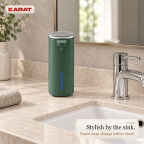 Automatic Foam Soap Dispenser | Liora | Touchless Sensor Dispenser with USB-C Rechargeable Battery & Stainless Steel | 250 ml