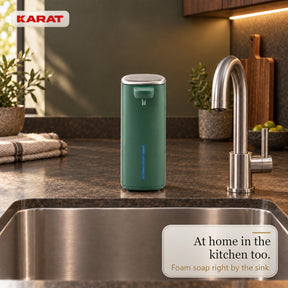 Automatic Foam Soap Dispenser | Liora | Touchless Sensor Dispenser with USB-C Rechargeable Battery & Stainless Steel | 250 ml