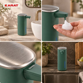 Automatic Foam Soap Dispenser | Liora | Touchless Sensor Dispenser with USB-C Rechargeable Battery & Stainless Steel | 250 ml