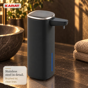 Automatic Foam Soap Dispenser | Liora | Touchless Sensor Dispenser with USB-C Rechargeable Battery & Stainless Steel | 250 ml