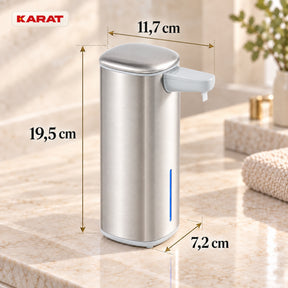 Automatic Foam Soap Dispenser | Liora | Touchless Sensor Dispenser with USB-C Rechargeable Battery & Stainless Steel | 250 ml