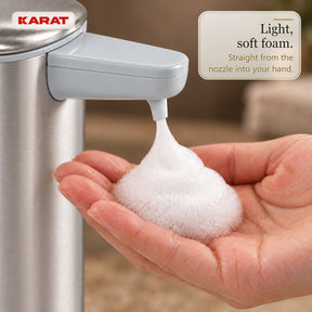 Automatic Foam Soap Dispenser | Liora | Touchless Sensor Dispenser with USB-C Rechargeable Battery & Stainless Steel | 250 ml