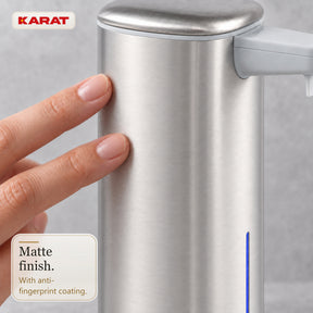Automatic Foam Soap Dispenser | Liora | Touchless Sensor Dispenser with USB-C Rechargeable Battery & Stainless Steel | 250 ml