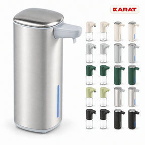 Automatic Foam Soap Dispenser | Liora | Touchless Sensor Dispenser with USB-C Rechargeable Battery & Stainless Steel | 250 ml